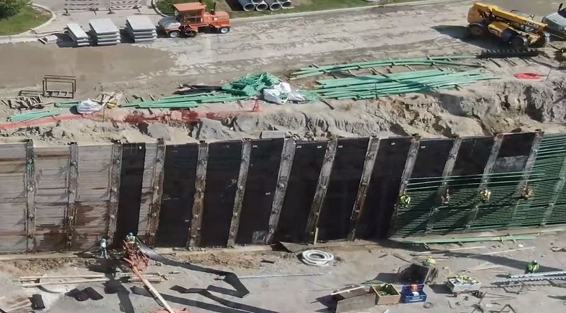 9 Mile Road Retaining Wall - Aug to Nov 2020 (No audio)